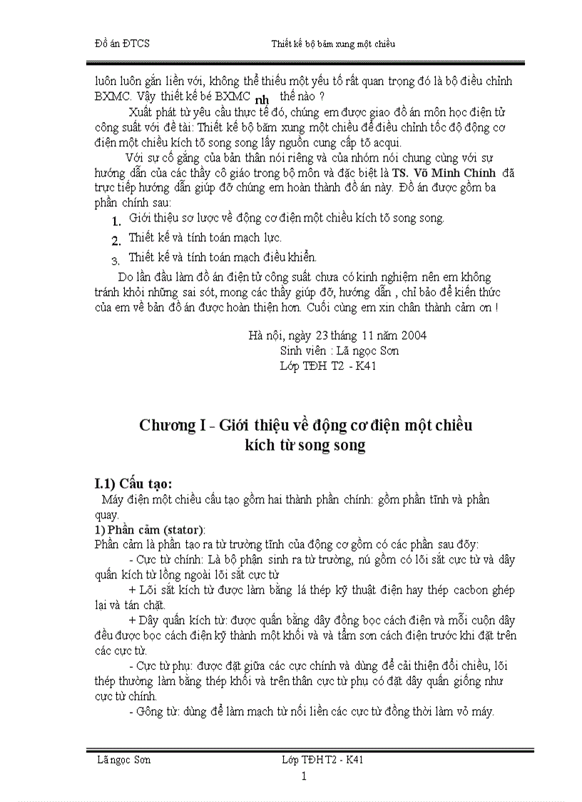 image for page Thiết kế bộ băm xung một chiều để điều chỉnh tốc độ động cơ điện một chiều kích từ song song lấy nguồn cung cấp từ acqui 1