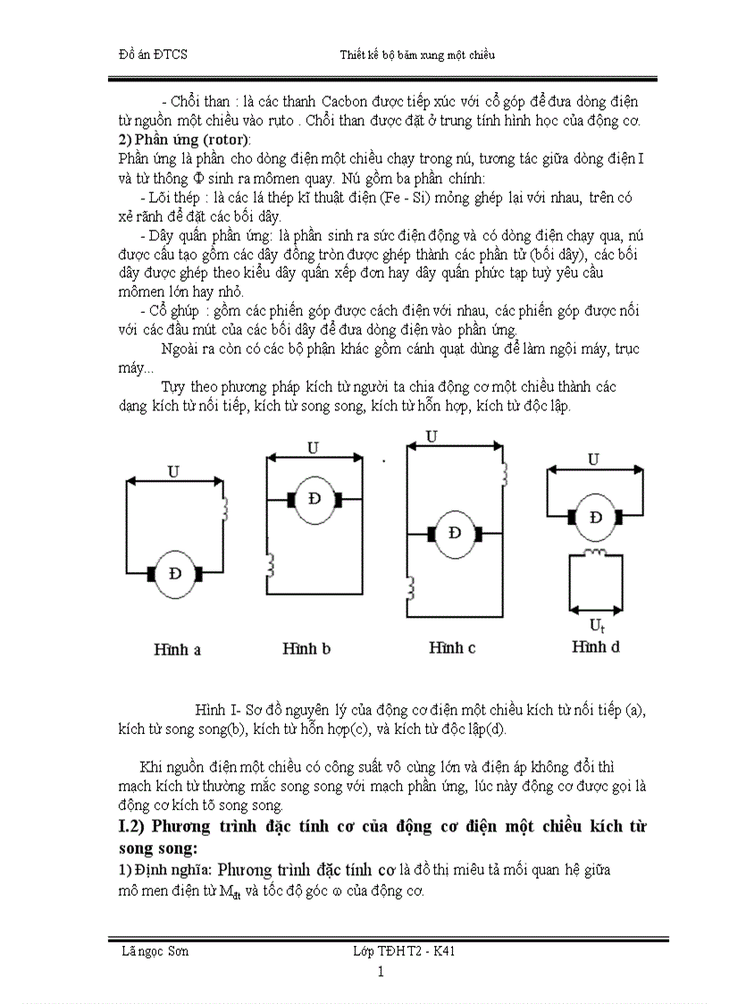 image for page Thiết kế bộ băm xung một chiều để điều chỉnh tốc độ động cơ điện một chiều kích từ song song lấy nguồn cung cấp từ acqui 1