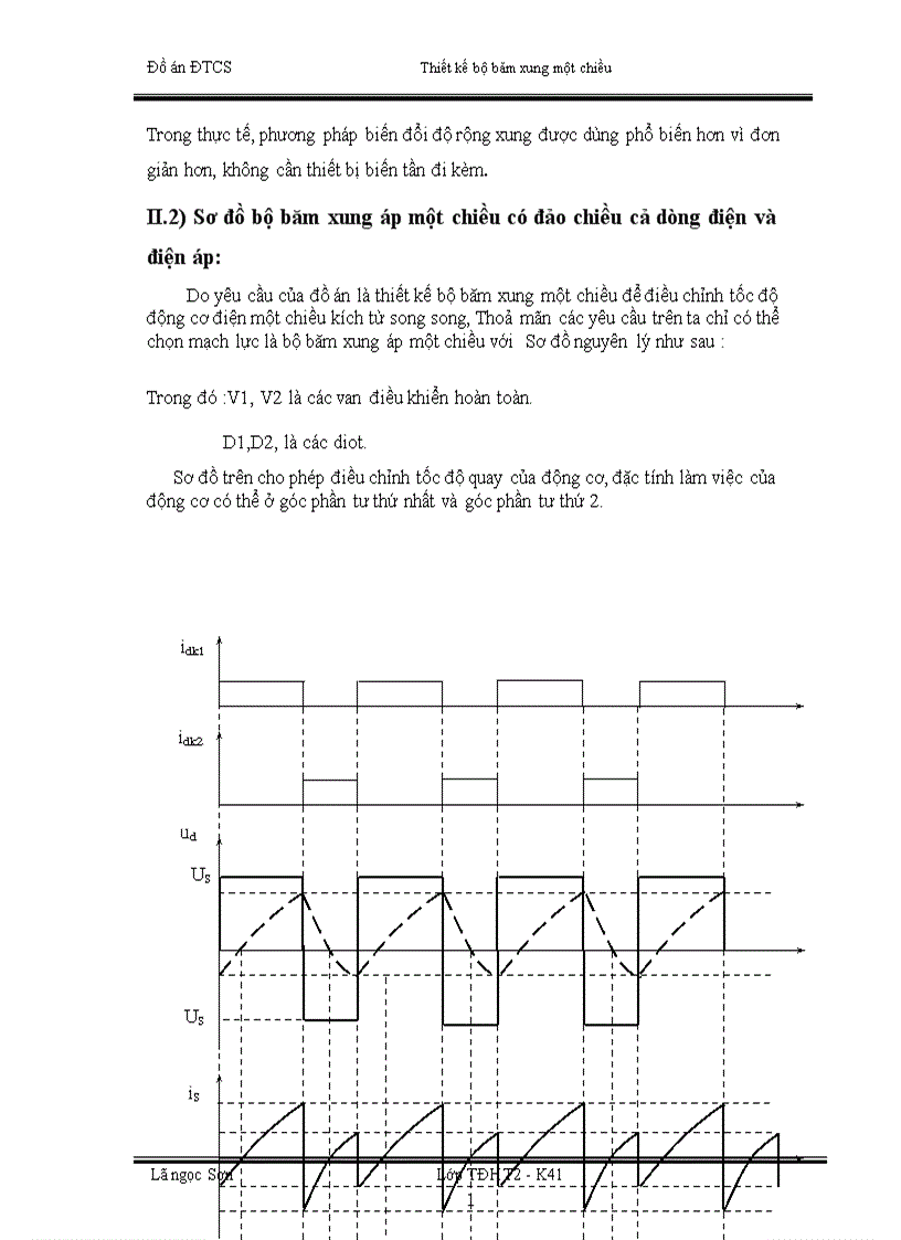 image for page Thiết kế bộ băm xung một chiều để điều chỉnh tốc độ động cơ điện một chiều kích từ song song lấy nguồn cung cấp từ acqui 1