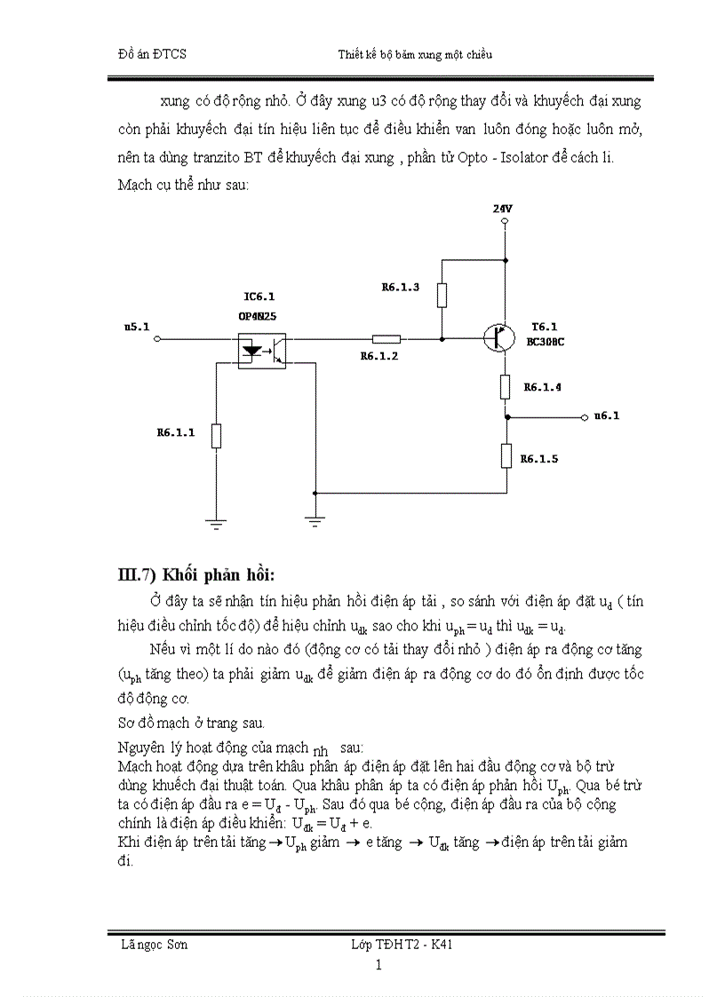 image for page Thiết kế bộ băm xung một chiều để điều chỉnh tốc độ động cơ điện một chiều kích từ song song lấy nguồn cung cấp từ acqui 1