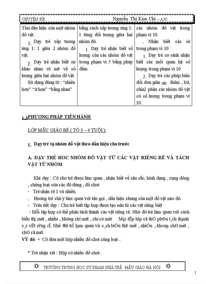 image for page Tìm hiểu nội dung phương pháp bộ môn và phương pháp hình thành các biểu tượng về toán cho trẻ mầm non trong thời kì đổi mới 1