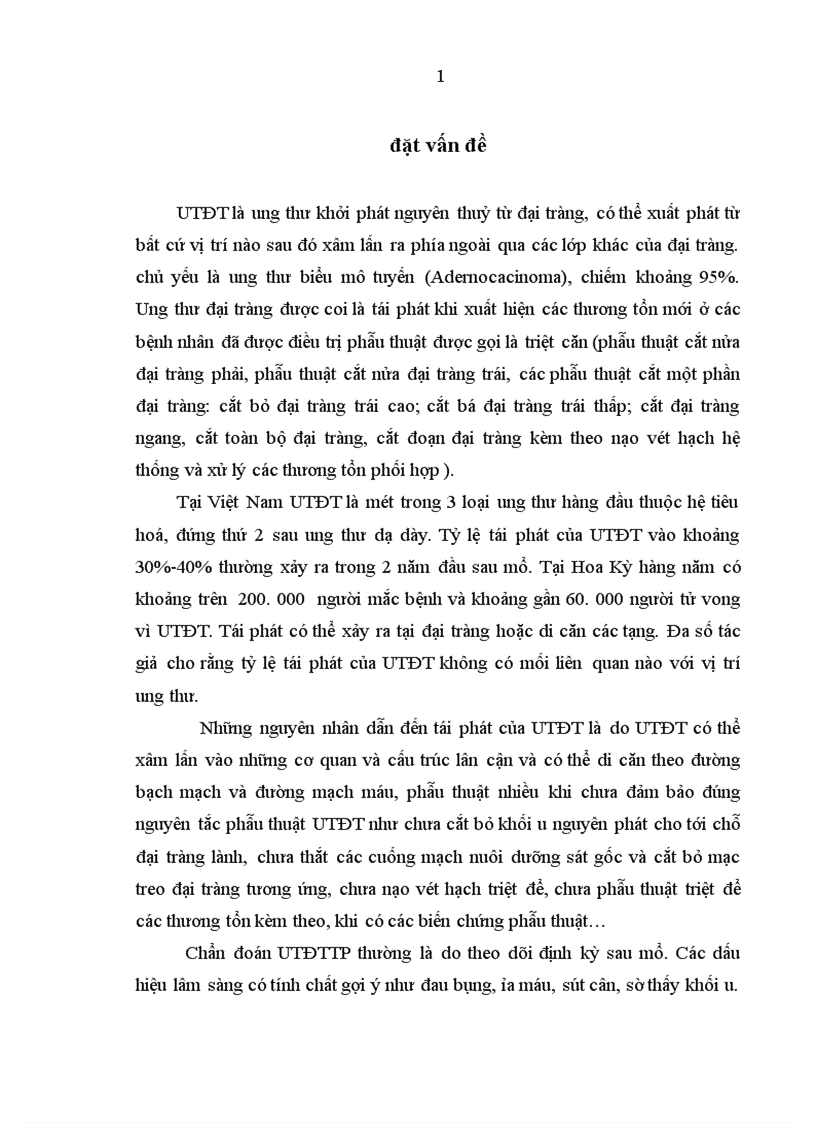 image for page Nghiên cứu kết quả điều trị phẫu thuật ung thư đại tràng tái phát tại bệnh viện Việt Đức