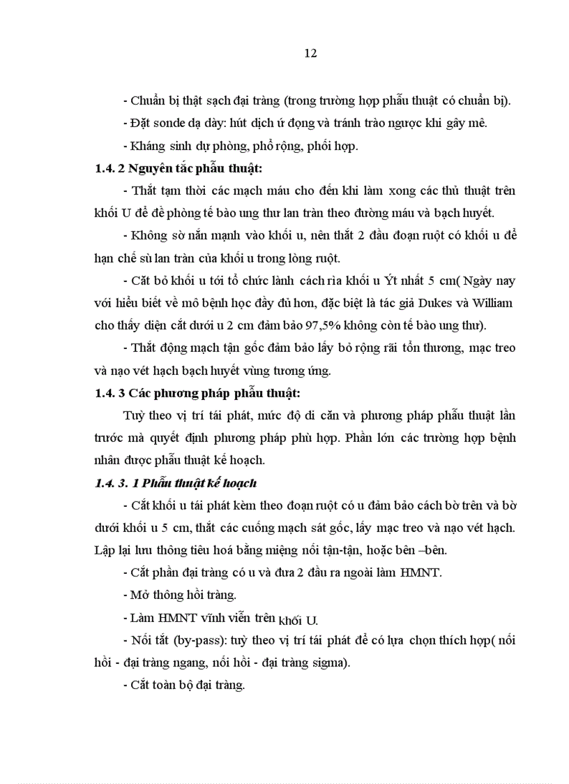 image for page Nghiên cứu kết quả điều trị phẫu thuật ung thư đại tràng tái phát tại bệnh viện Việt Đức