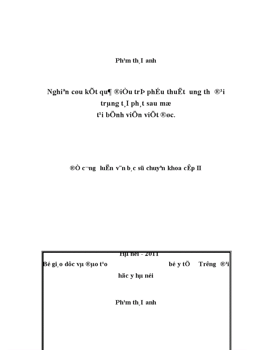 image for page Nghiên cứu kết quả điều trị phẫu thuật ung thư đại tràng tái phát tại bệnh viện Việt Đức