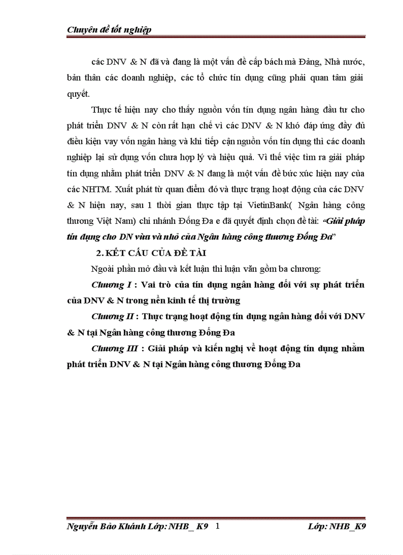 image for page Giải pháp tín dụng cho DN vừa và nhỏ của Ngân hàng công thương Đống Đa 1