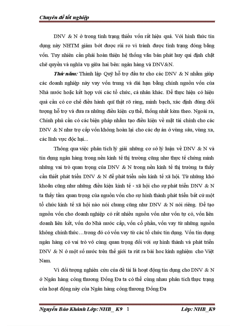 image for page Giải pháp tín dụng cho DN vừa và nhỏ của Ngân hàng công thương Đống Đa 1