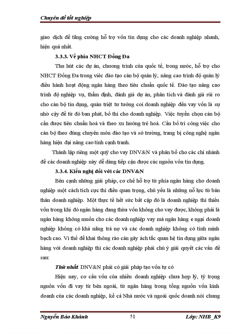 image for page Giải pháp tín dụng cho DN vừa và nhỏ của Ngân hàng công thương Đống Đa 1