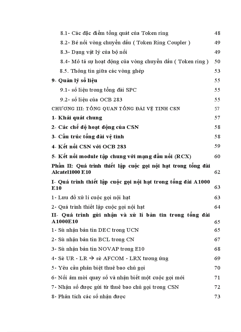 image for page Quá trình thiết lập cuộc gọi nội bộ trong hệ thống tổng đài ALCATEL