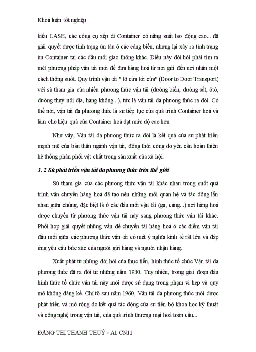 image for page Vận tải Đa phương thức quốc tế thực trạng và hướng phát triển ở khu vực phía Bắc