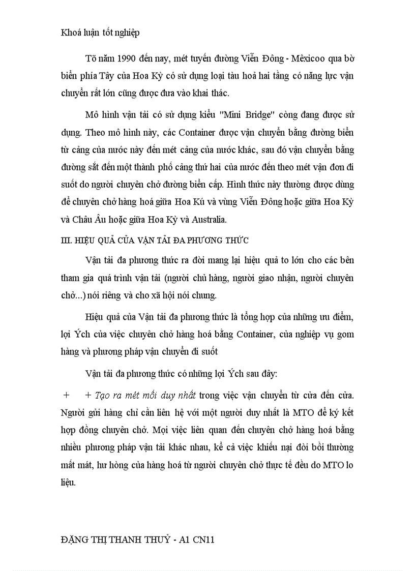 image for page Vận tải Đa phương thức quốc tế thực trạng và hướng phát triển ở khu vực phía Bắc