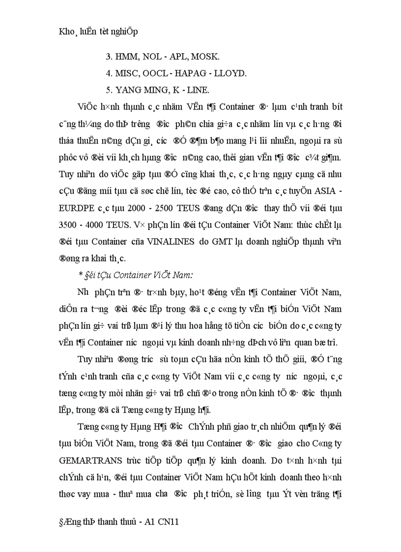 image for page Vận tải Đa phương thức quốc tế thực trạng và hướng phát triển ở khu vực phía Bắc