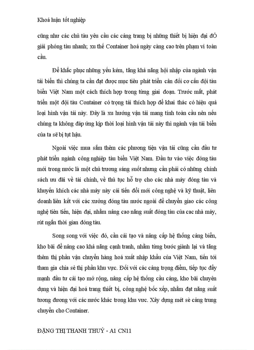 image for page Vận tải Đa phương thức quốc tế thực trạng và hướng phát triển ở khu vực phía Bắc