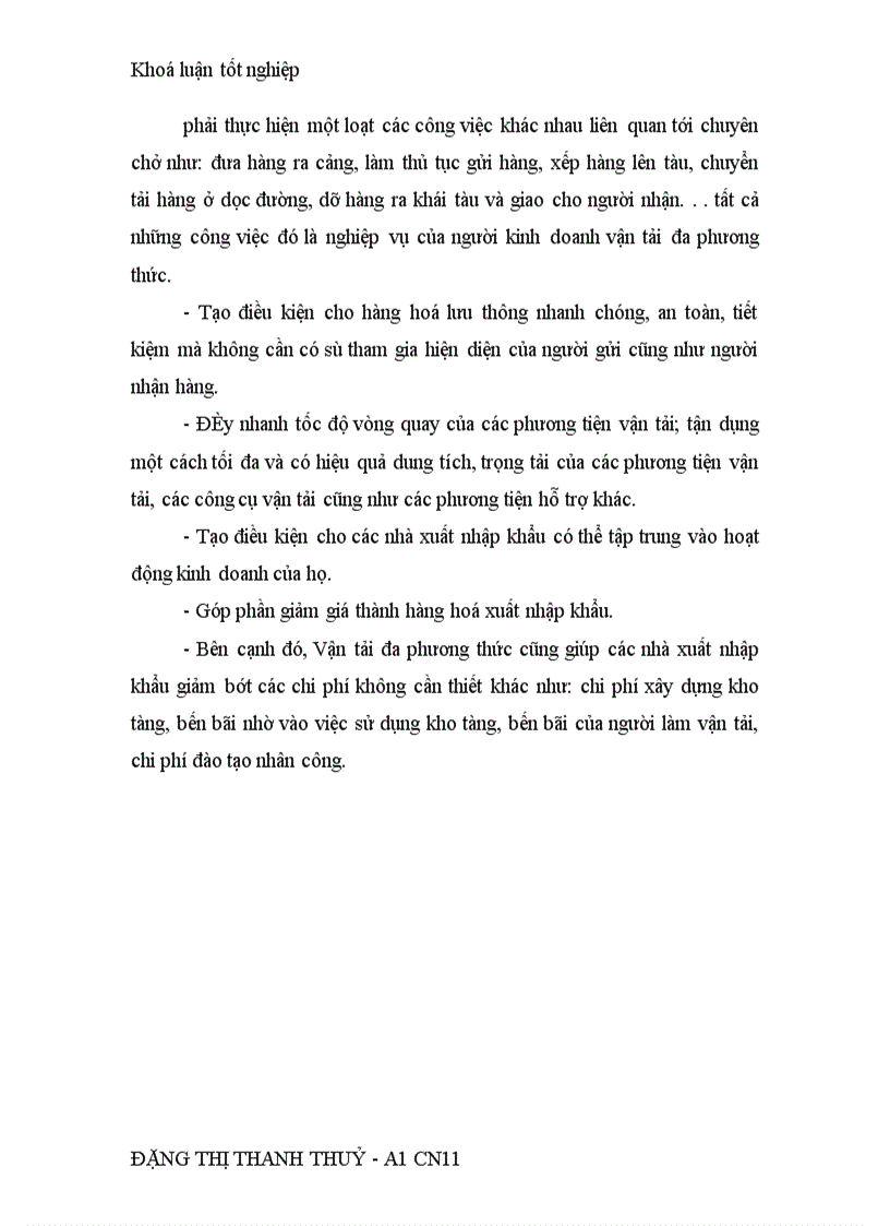 image for page Vận tải Đa phương thức quốc tế thực trạng và hướng phát triển ở khu vực phía Bắc