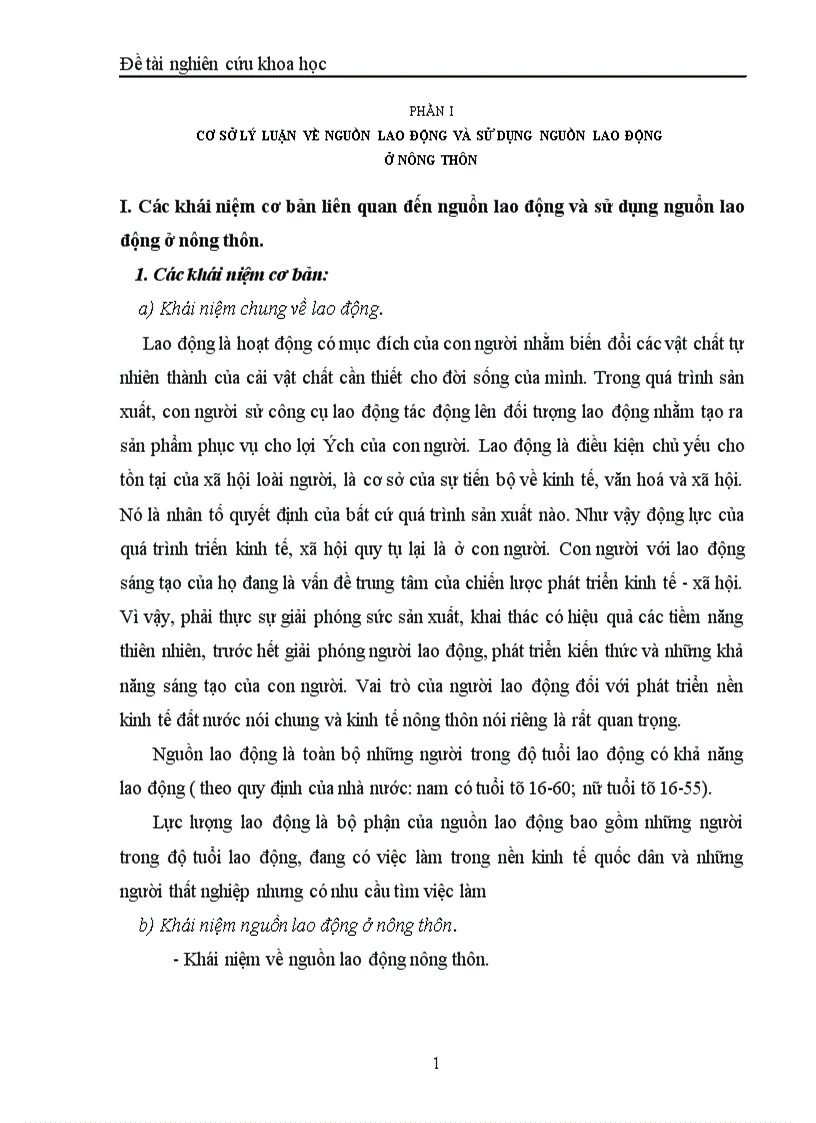 Sử dụng nguồn lao động ở nông thôn 1