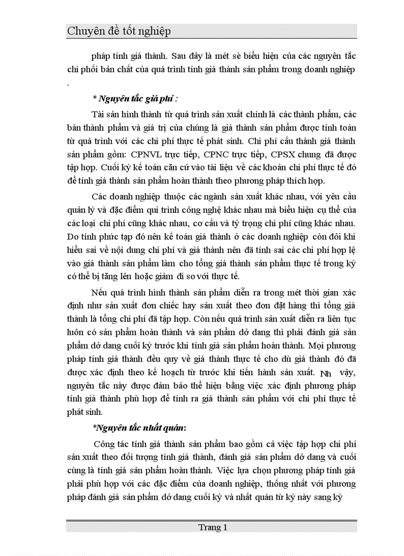 image for page Một số ý kiến đóng góp nhằm hoàn thiện công tác kế toán chi phí và tính giá thành sản phẩm ở xí nghiệp xây lắp I