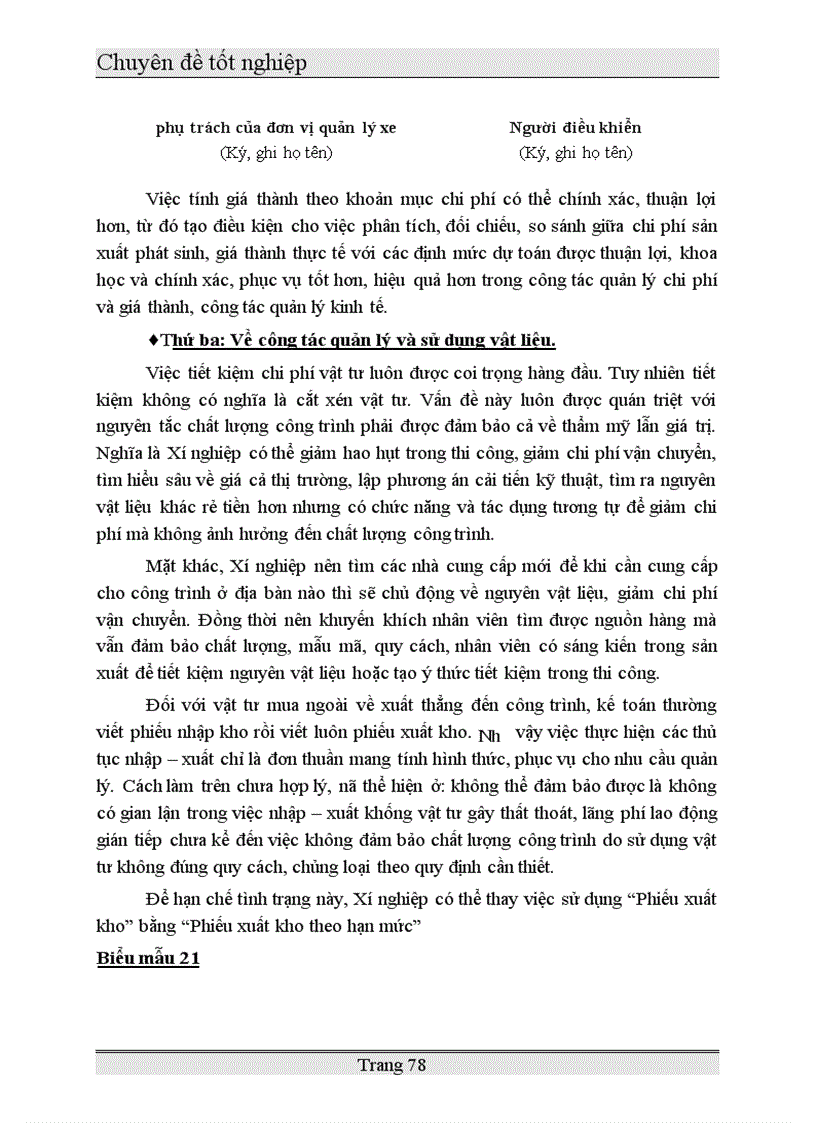 image for page Một số ý kiến đóng góp nhằm hoàn thiện công tác kế toán chi phí và tính giá thành sản phẩm ở xí nghiệp xây lắp I