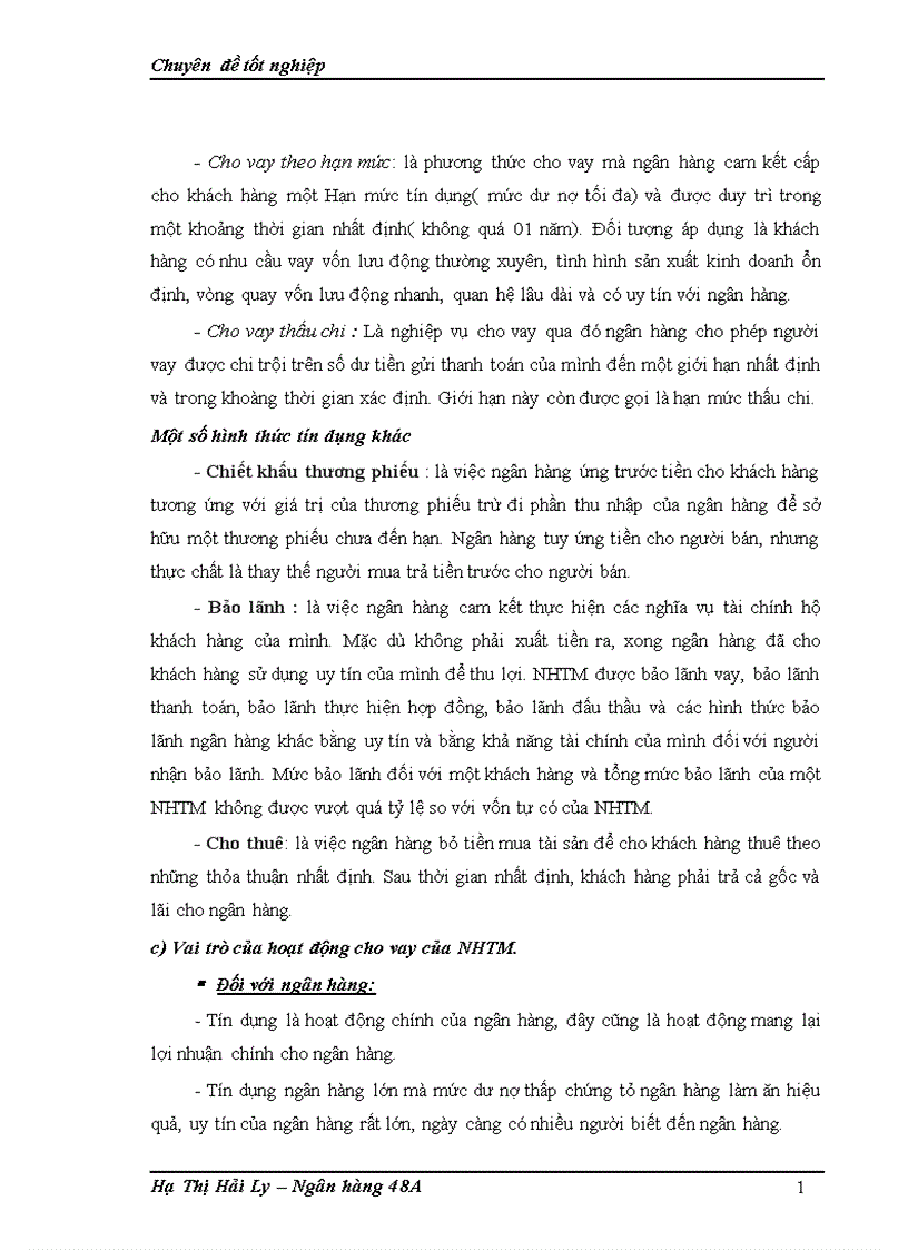 image for page Mở rộng cho vay tiêu dùng tại ngân hàng thương mại cổ phần Hàng Hải chi nhánh Long Biên 1