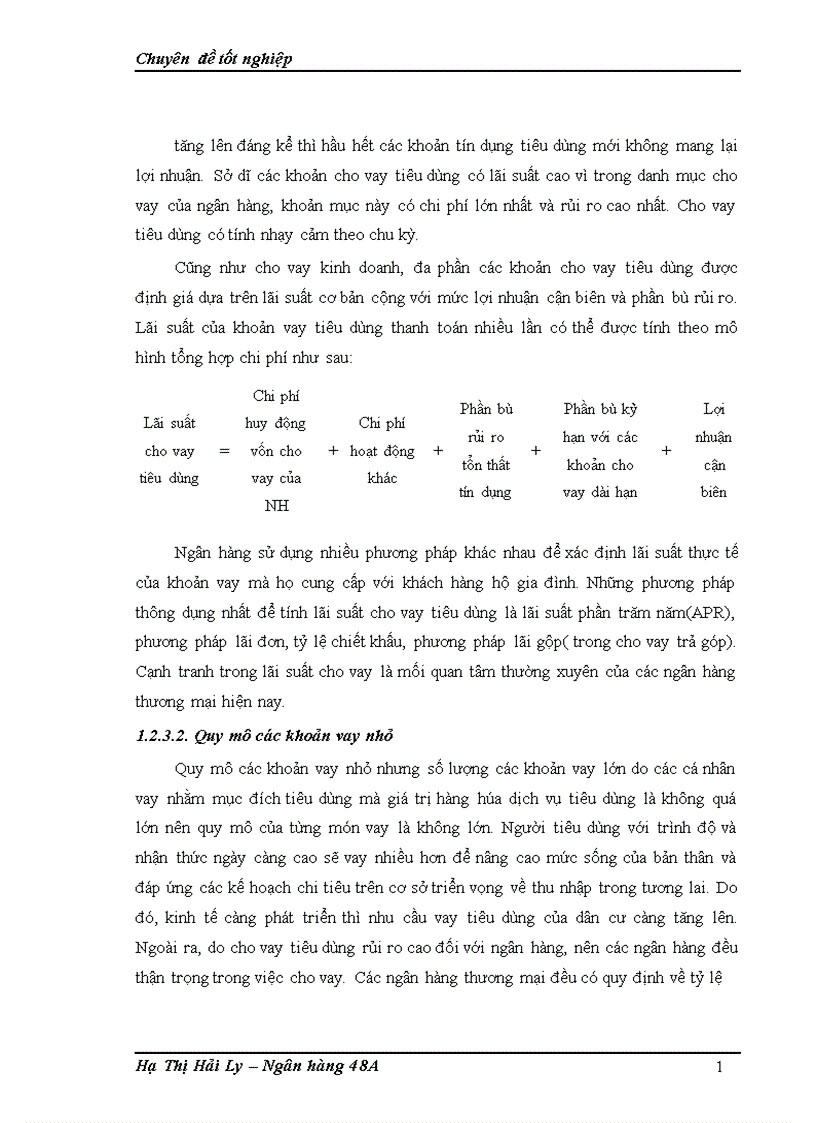 image for page Mở rộng cho vay tiêu dùng tại ngân hàng thương mại cổ phần Hàng Hải chi nhánh Long Biên 1