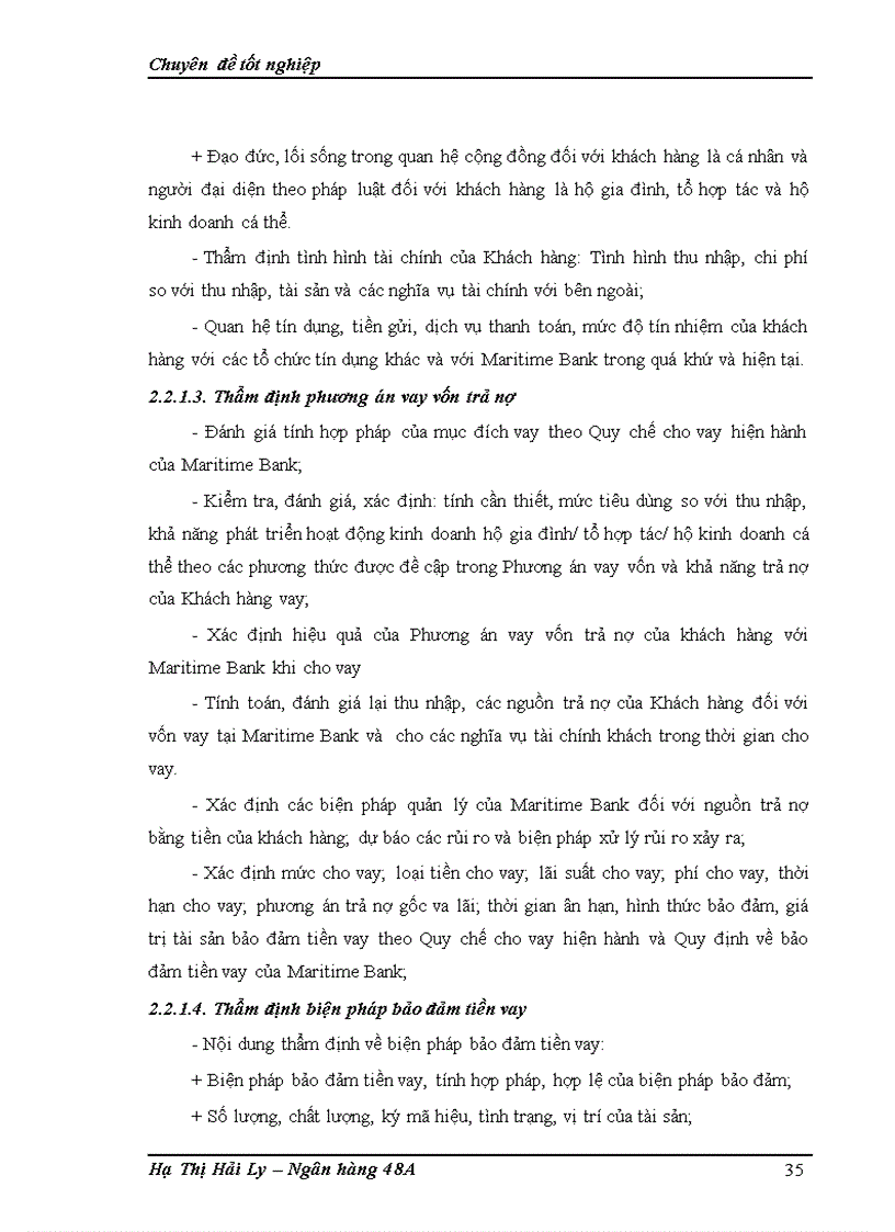 image for page Mở rộng cho vay tiêu dùng tại ngân hàng thương mại cổ phần Hàng Hải chi nhánh Long Biên 1