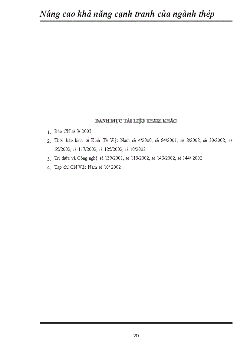 image for page Nâng cao khả năng cạnh tranh của ngành thép nước ta trong qúa trình hội nhập khu vực và quốc tế 1