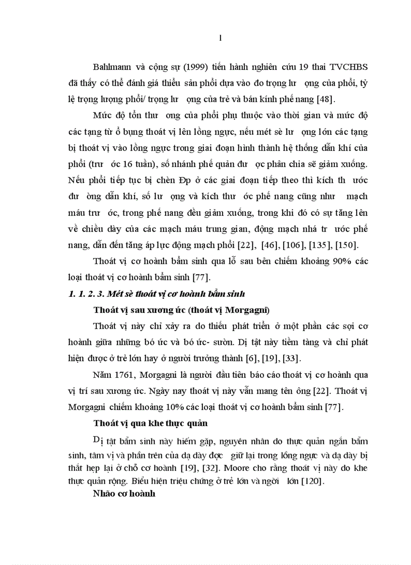 image for page Nghiên cứu một số đặc điểm lâm sàng cận lâm sàng bệnh thoát vị cơ hoành bẩm sinh qua lỗ sau bên ở trẻ em 1