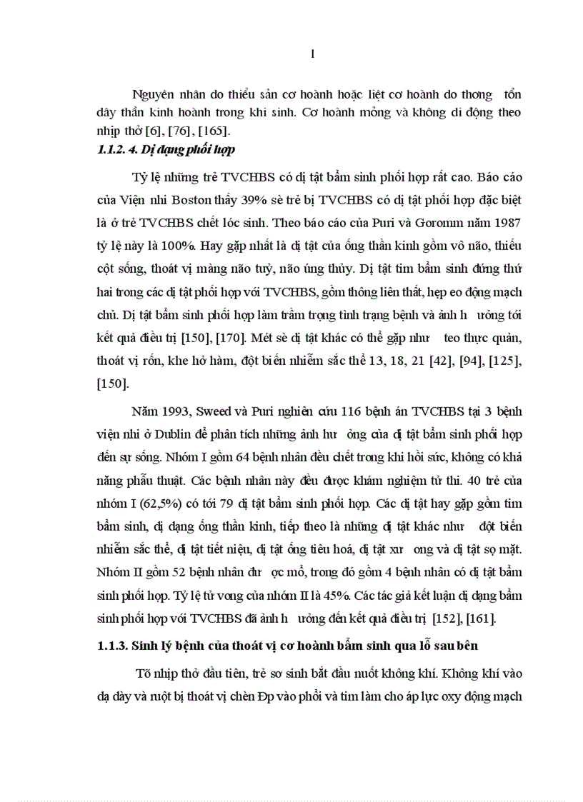 image for page Nghiên cứu một số đặc điểm lâm sàng cận lâm sàng bệnh thoát vị cơ hoành bẩm sinh qua lỗ sau bên ở trẻ em 1