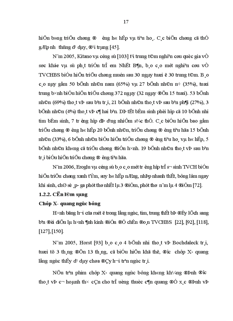 image for page Nghiên cứu một số đặc điểm lâm sàng cận lâm sàng bệnh thoát vị cơ hoành bẩm sinh qua lỗ sau bên ở trẻ em 1