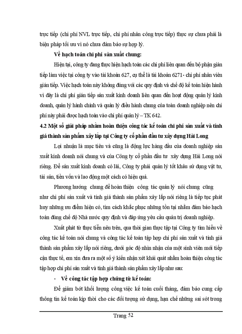 image for page Hoàn thiện kế toán chi phí sản xuất và tính giá thành sản phẩm xây lắp tại Công ty Cổ phần Đầu tư xây dựng Hải Long 1