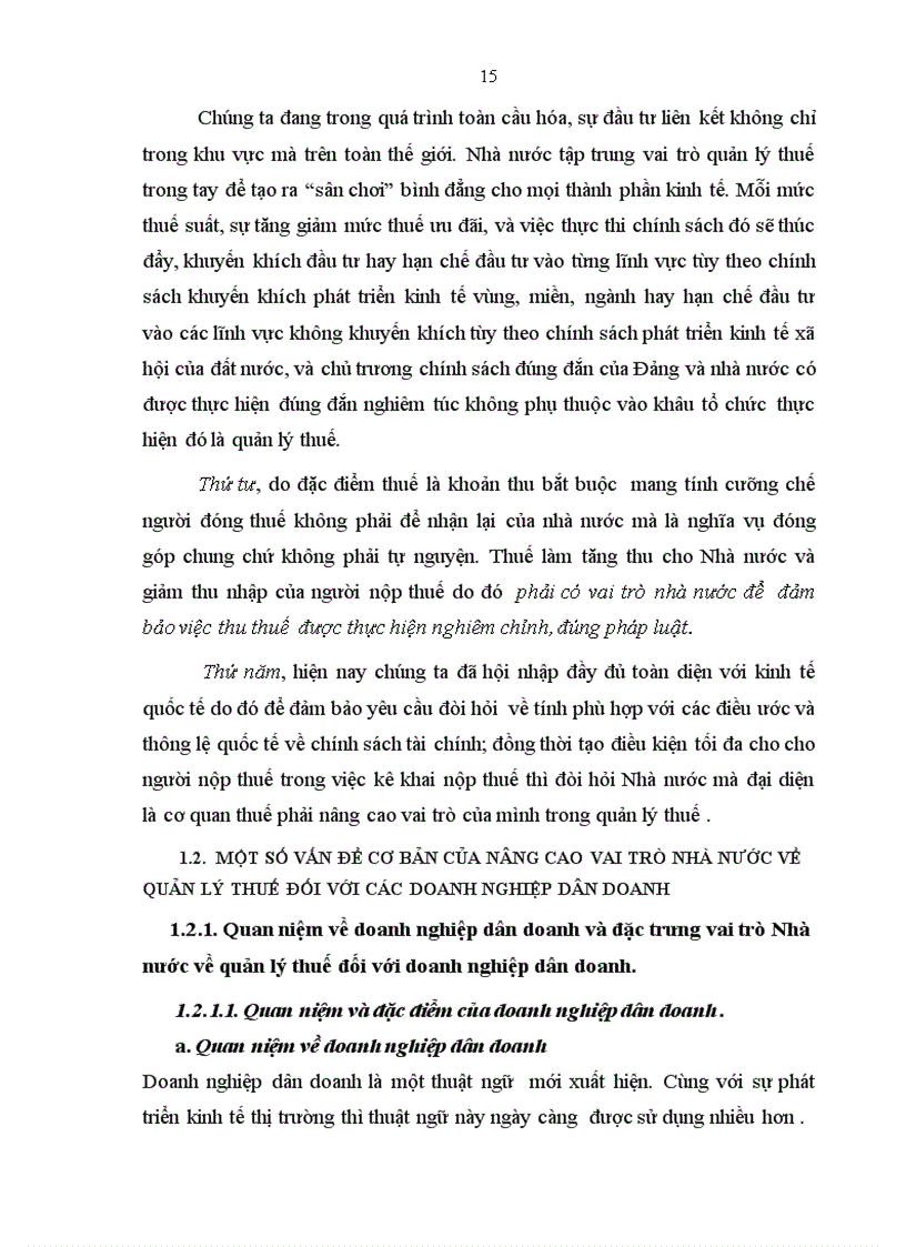 image for page Nâng cao vai trò Nhà nước về quản lý thuế đối với doanh nghiệp dân doanh lấy ví dụ ở Hà Nội