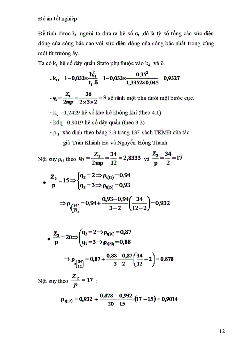 image for page Thiết kế dây quấn động cơ không đồng bộ ba pha Roto lồng sóc 1