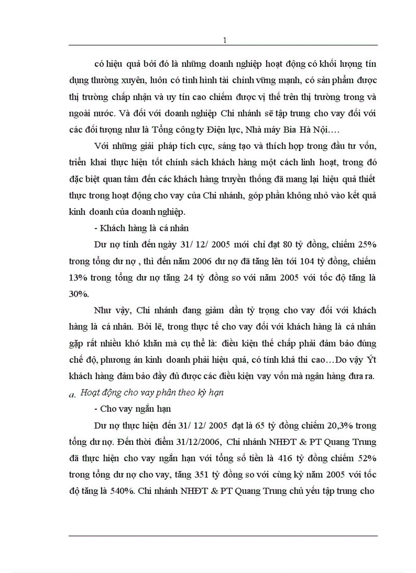 image for page Giải pháp nâng cao hiệu quả sử dụng vốn tín dụng tại Chi nhánh Ngân hàng Đầu tư và Phát triển Quang Trung 1