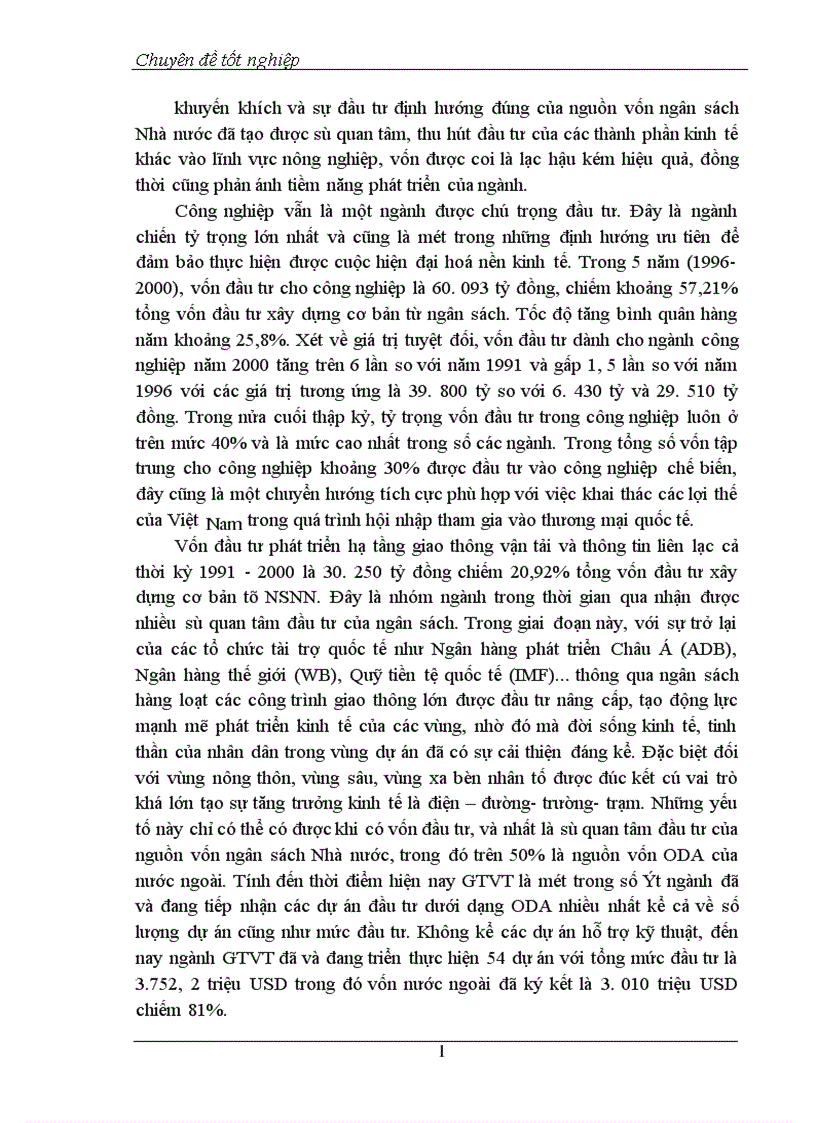 image for page Một số giải pháp nhằm nâng cao hiệu quả quản lý sử dụng vốn ngân sách Nhà nước cho hoạt động đầu tư phát triển ở nước ta giai đoạn 2001 2010