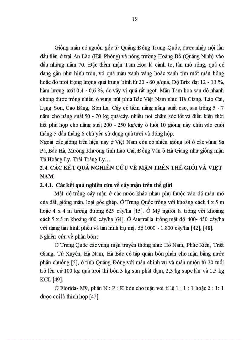 image for page Nghiên cứu đặc điểm hình thái khả năng sinh trưởng của một số dòng mận ghép trên gốc mận và đào trưởng thành tại Bắc Hà Lào Cai