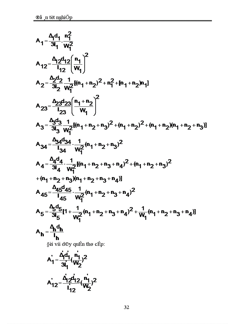 image for page Thiết kế máy biến áp điện lực ba pha ngâm dầu