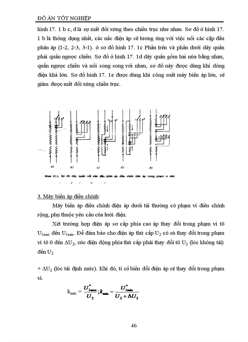 image for page Thiết kế máy biến áp điện lực ba pha ngâm dầu