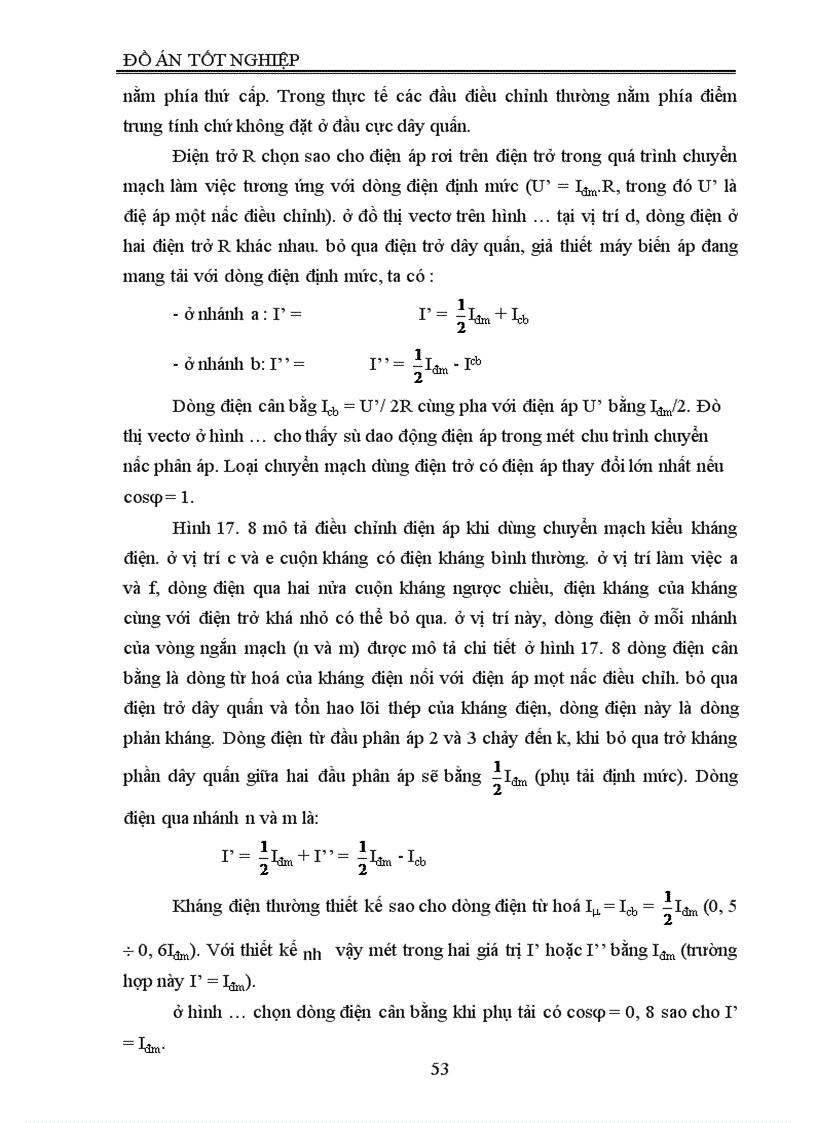 image for page Thiết kế máy biến áp điện lực ba pha ngâm dầu