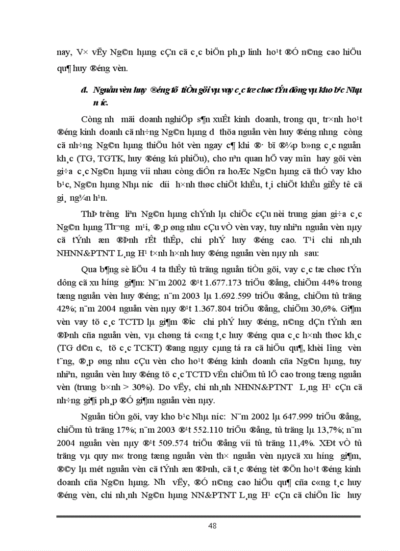 image for page Một số giải pháp nhằm nâng cao hiệu quả huy động vốn tại Chi nhánh NHNN PTNT Láng Hạ