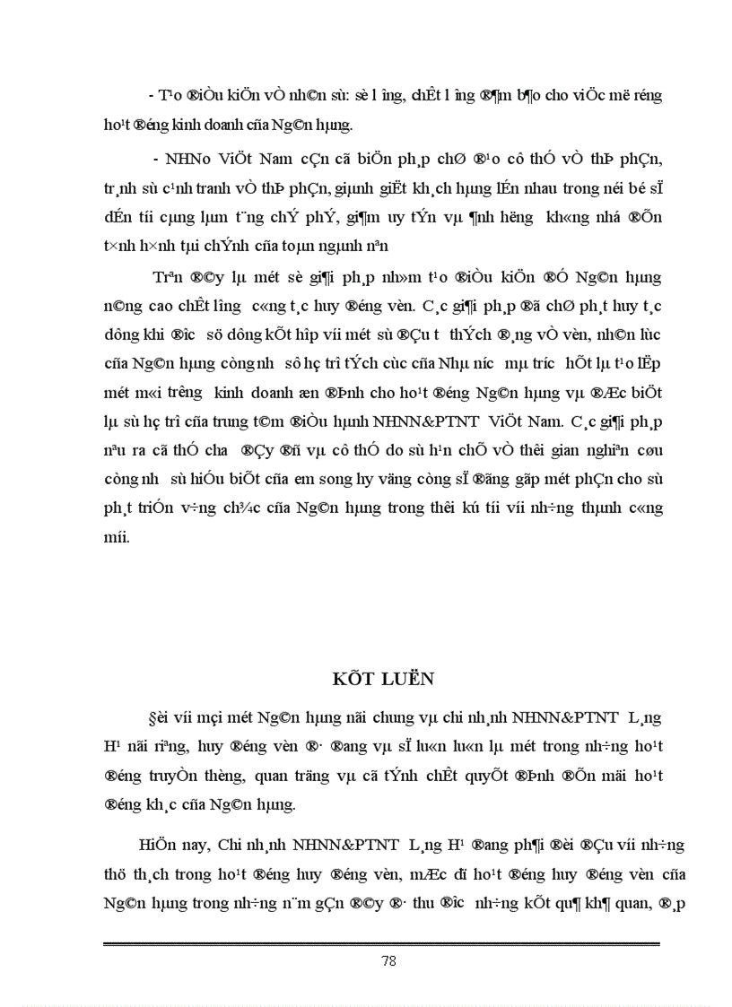 image for page Một số giải pháp nhằm nâng cao hiệu quả huy động vốn tại Chi nhánh NHNN PTNT Láng Hạ