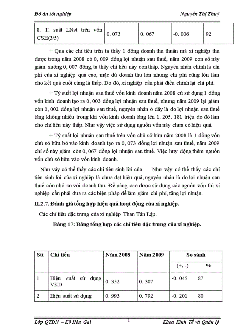 image for page Phân tích thực trạng và đề xuất biện pháp nâng cao hiệu quả sản xuất kinh doanh của Xí nghiệp than Tân Lập 1