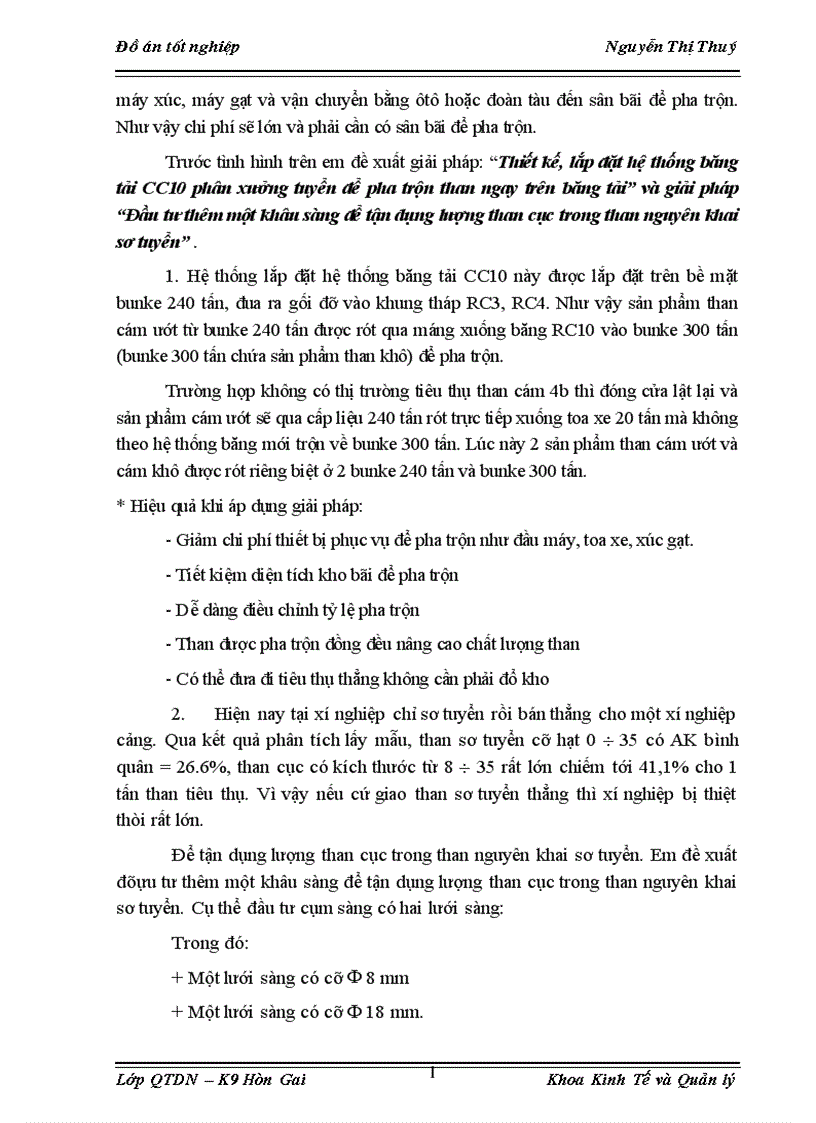 image for page Phân tích thực trạng và đề xuất biện pháp nâng cao hiệu quả sản xuất kinh doanh của Xí nghiệp than Tân Lập 1