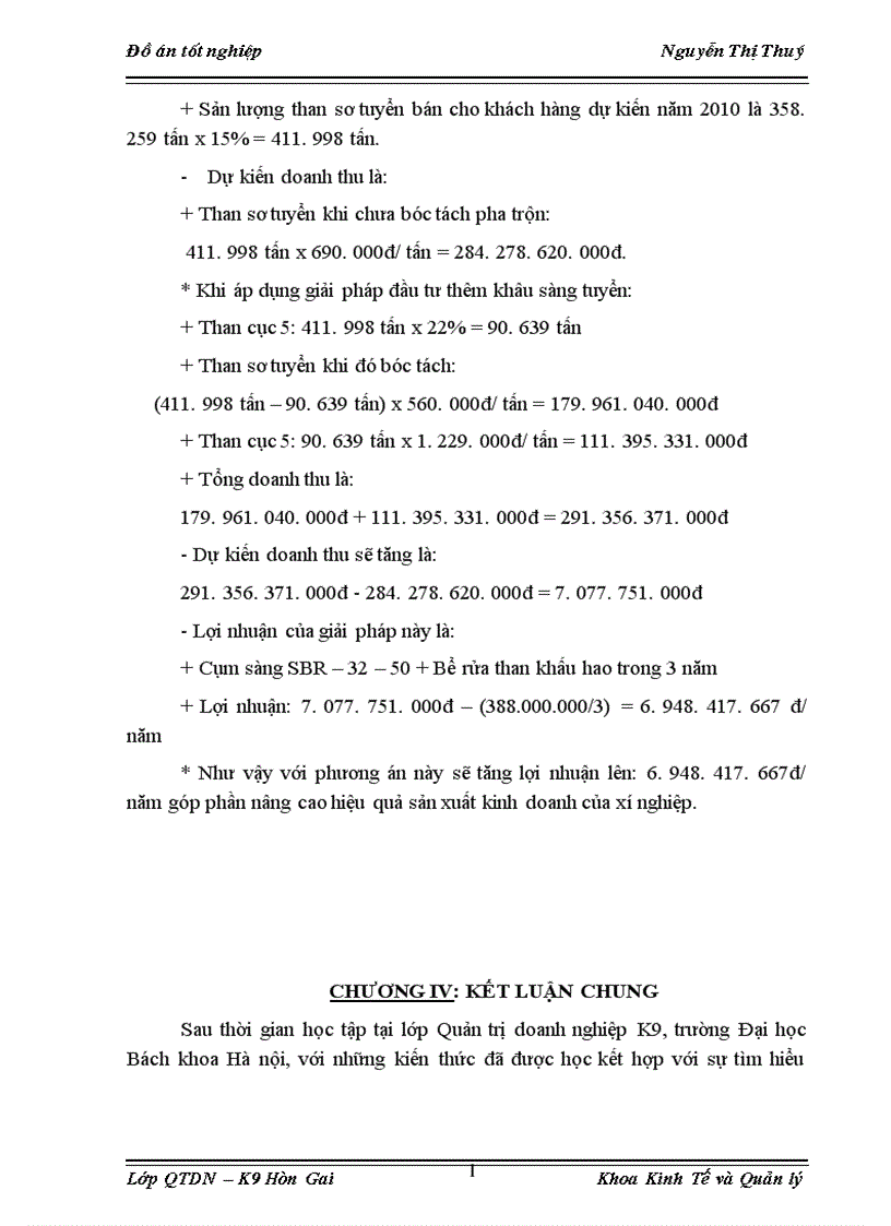 image for page Phân tích thực trạng và đề xuất biện pháp nâng cao hiệu quả sản xuất kinh doanh của Xí nghiệp than Tân Lập 1
