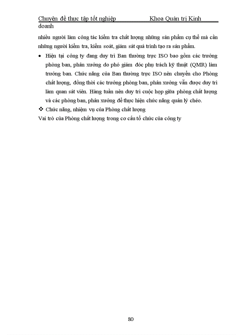 image for page Một số vấn đề về việc chuyển đổi hệ thống quản lý chất lượng theo tiêu chuẩn ISO 9000 phiên bản 1994 sang phiên bản 2000 tại Công ty Điện cơ Thống nhất 1