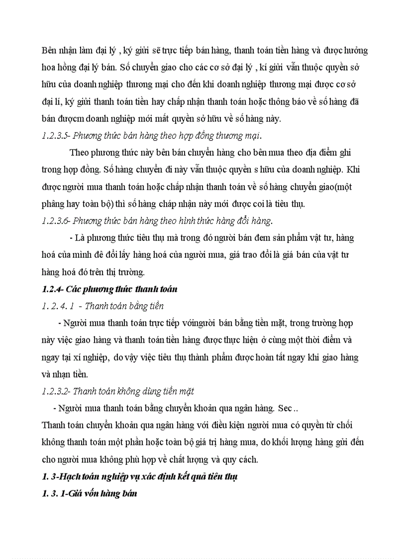 image for page Tổ chức hạch toán thành phẩm tiêu thụ thành phẩm ở công ty rau quả việt nam 1