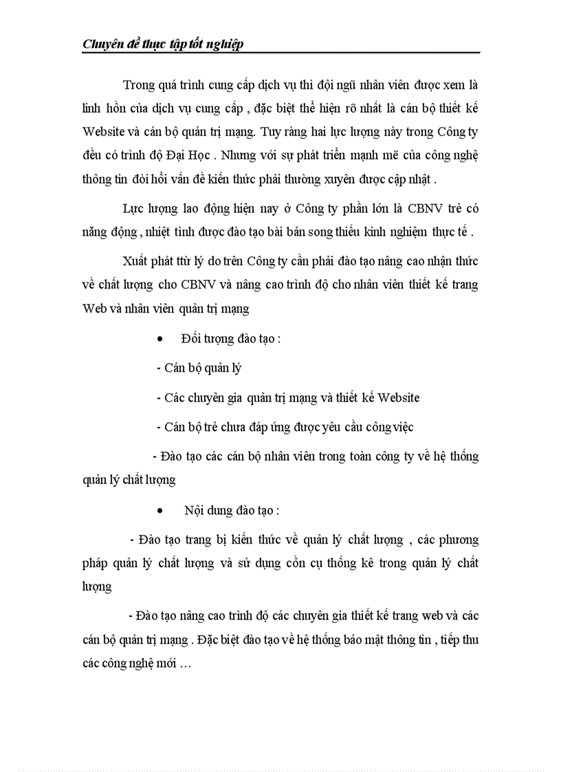 image for page Một số giải pháp nâng cao chất lượng cung cấp dịch vụ Internet tại Công ty viễn thông quân đội Viettel 1