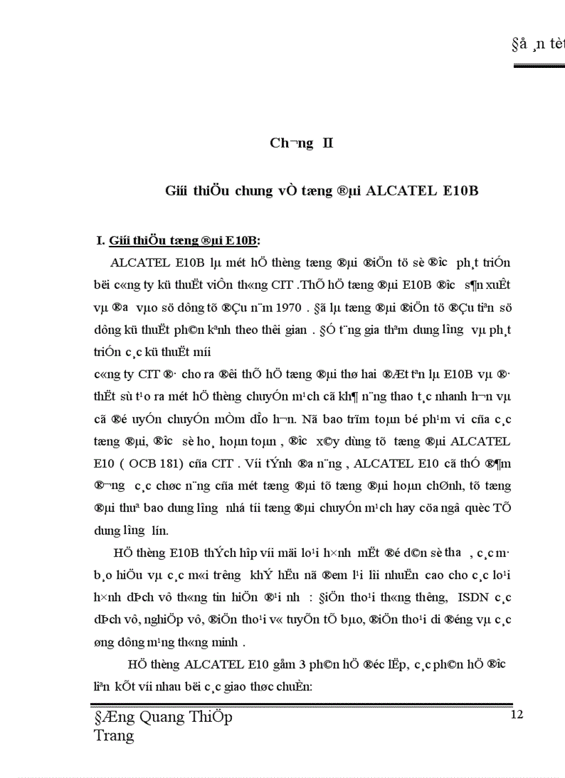 image for page Tổng đài ALCATEL 1000 E10 OCB 283 1