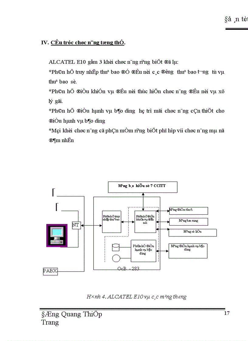image for page Tổng đài ALCATEL 1000 E10 OCB 283 1