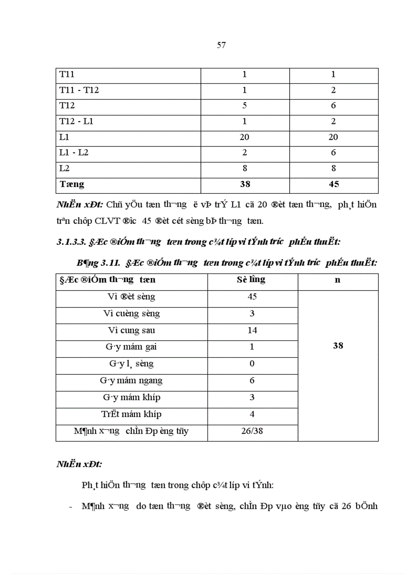 image for page Nghiên cứu đặc điểm lâm sàng chẩn đoán hình ảnh và kết quả điều trị phẫu thuật chấn thương cột sống đoạn bản lề Ngực Thắt lưng có liệt