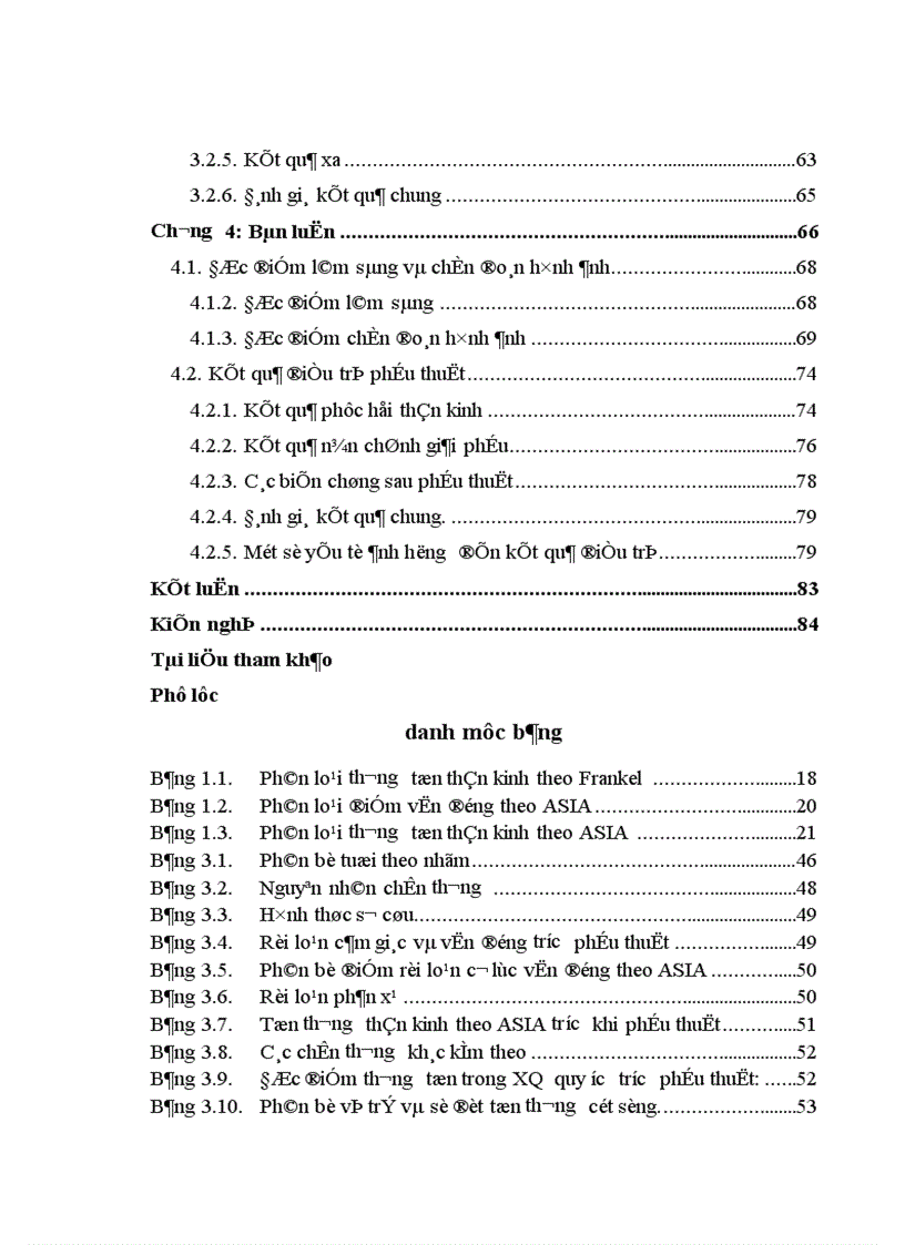 image for page Nghiên cứu đặc điểm lâm sàng chẩn đoán hình ảnh và kết quả điều trị phẫu thuật chấn thương cột sống đoạn bản lề Ngực Thắt lưng có liệt