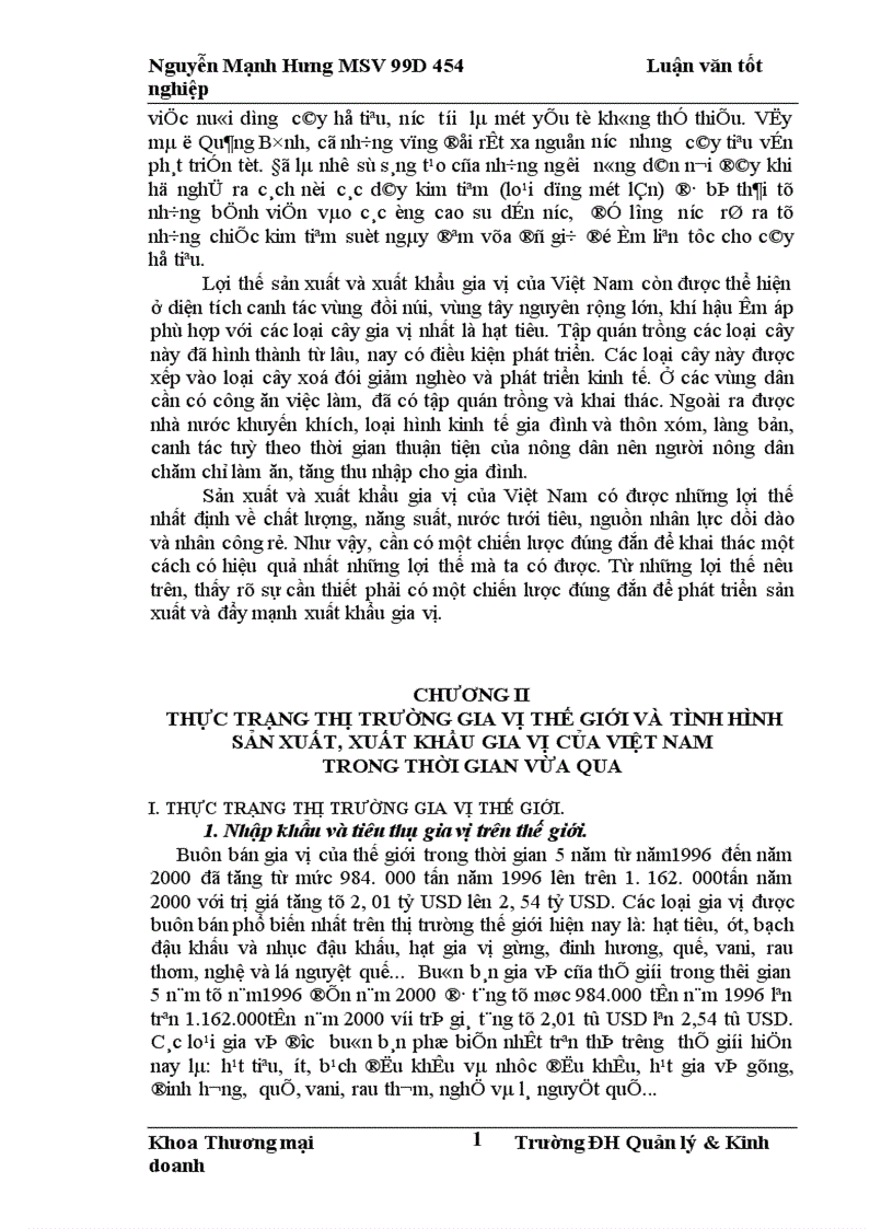 image for page Thực trạng và những giải pháp chủ yếu nhằm đẩy mạnh xuất khẩu gia vị của của Việt Nam