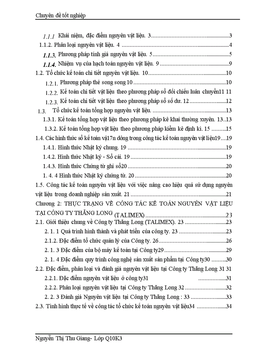 image for page Hoàn thiện công tác kế toán nguyên vật liệu tại Công ty Thăng Long TALIMEX 1